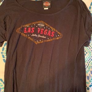 Harley Davidson tee (THRIFTED)